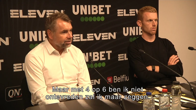 Kanaries starten met 4 op 6 na gelijkspel op Charleroi