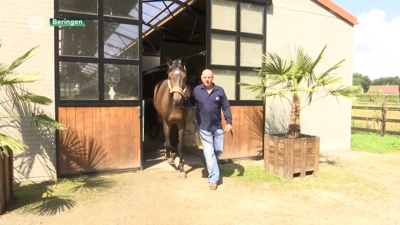 Ook Berings paard springt in Tokio