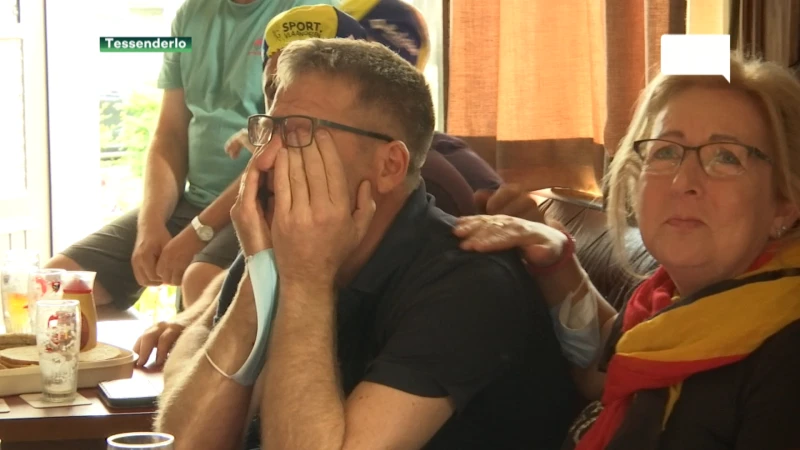 Tranen van ontgoocheling en trots bij ouders Robbe Ghys na 4e plaats