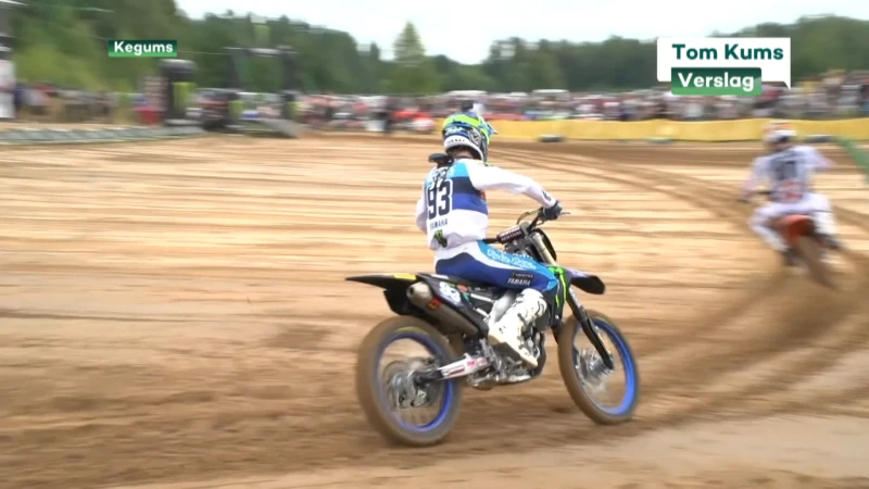 Motorcross Letland: Jago Geerts tweede, Liam Everts komt ten val