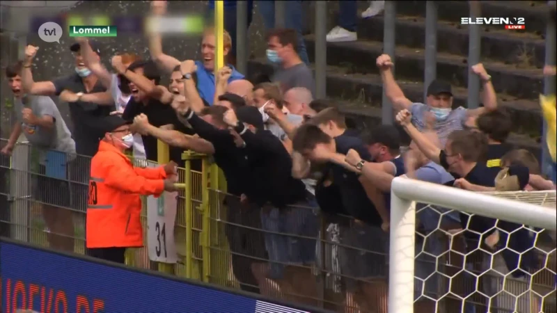 Lommel SK op de vingers getikt omdat het Beverse supporters in stadion toeliet