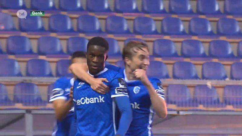 Debutant Ugbo bezorgt Racing Genk in extremis drie punten