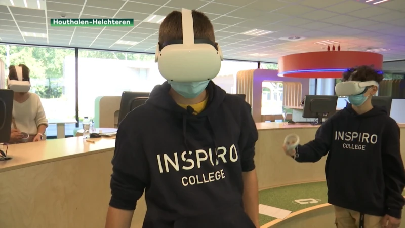 VR-bril in scholen laat leerlingen zien hoe schone technologie eruit ziet