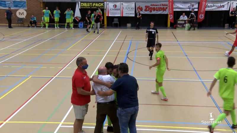 Borgloon stunt tegen Antwerpen in het zaalvoetbal