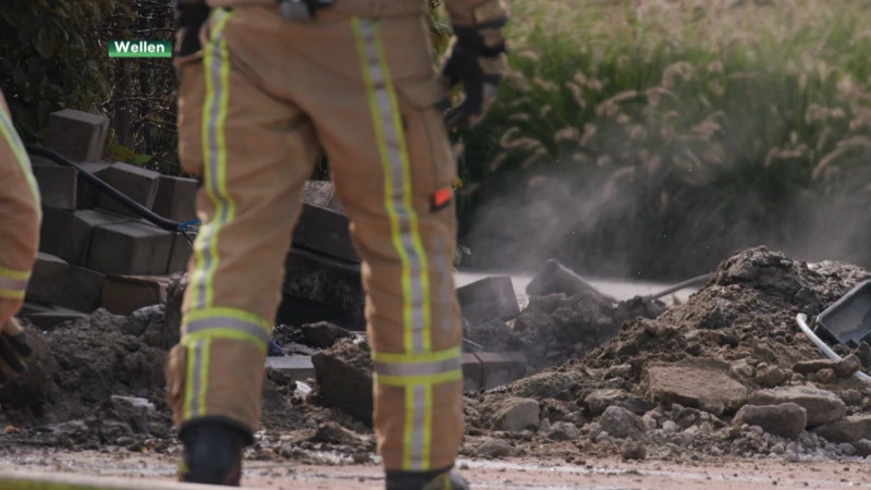 Arbeider zwaar gewond bij brand tijdens werkzaamheden in Wellen