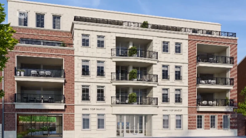 Cara bezoekt het prestigeproject Renaissance in Hasselt van Immo Top Invest