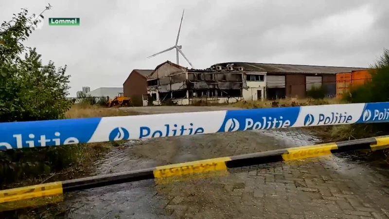 Bewusteloze man aangetroffen bij loodsbrand in Lommel