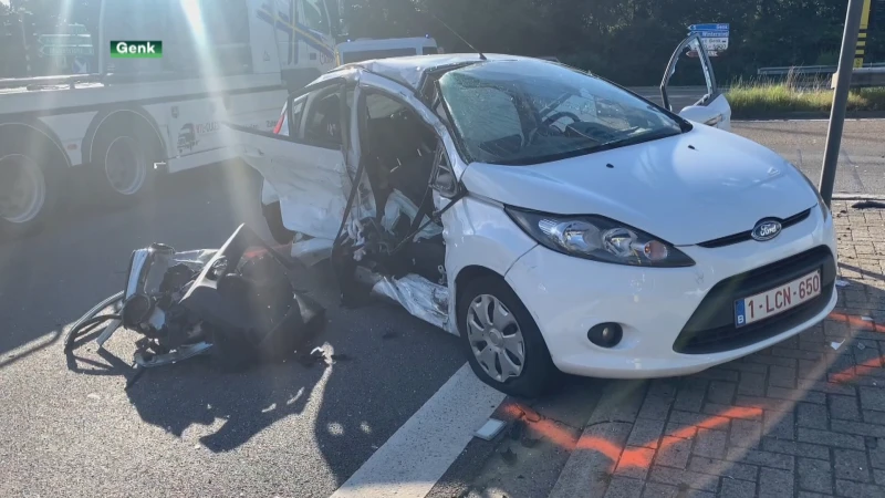Baby van 5 maanden komt om bij zwaar verkeersongeval in Genk