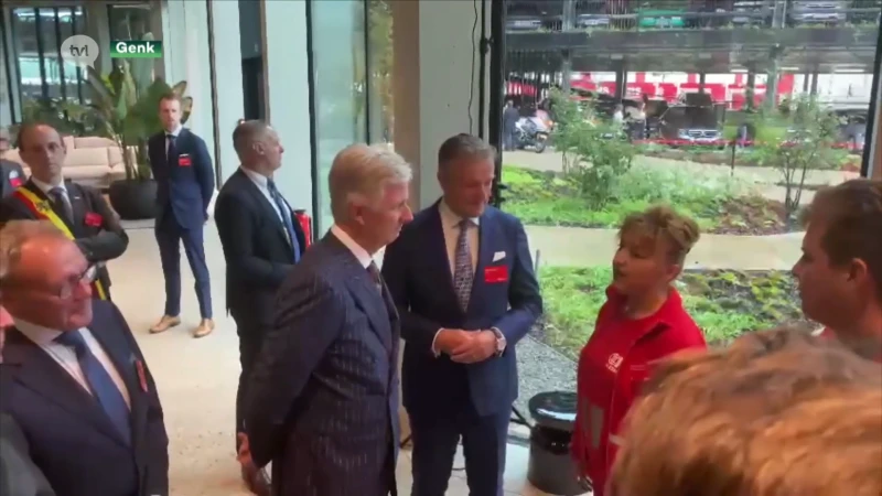 Koning Filip op bezoek bij Essers in Genk