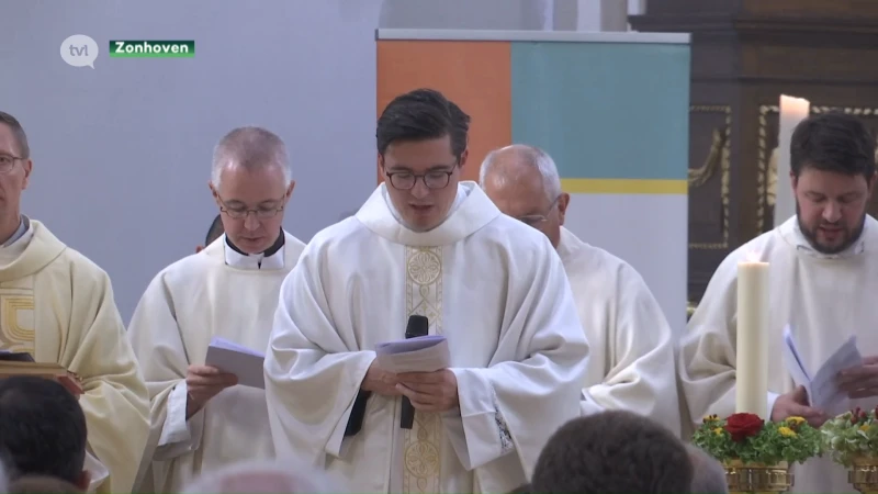 Priester Wim officieel aangesteld in parochie van Zonhoven