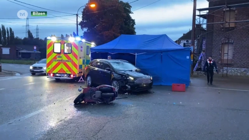 Dodelijk ongeval in Bilzen, vijftiger op scooter overleden