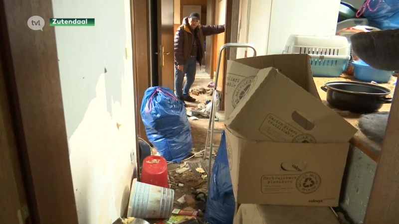Huurders laten appartement achter als een stort in Zutendaal