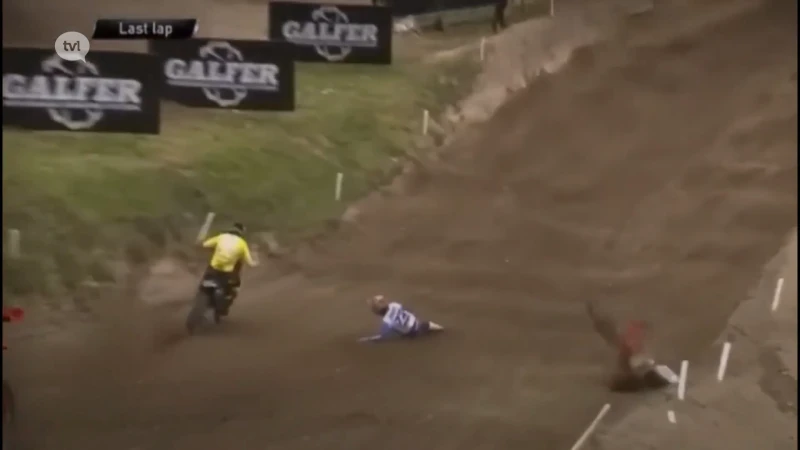 Liam Everts gaat overkop en mist daardoor podiumplaats