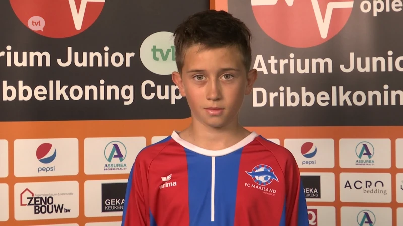 Dribbelkoning Junior: Milan Janssen (FC Maasland NO)