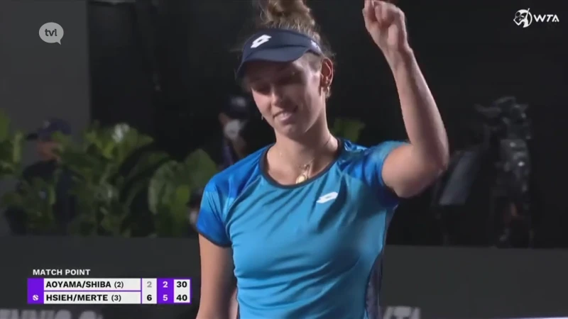 Elise Mertens plaatst zich voor dubbelfinale van WTA-finals