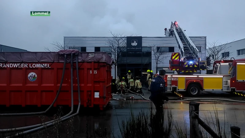 Zware brand bij interieurbedrijf in Lommel