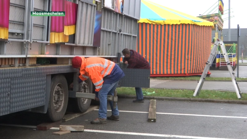Foorkramers starten winterkermis in Eisden om toch nog iets te verdienen
