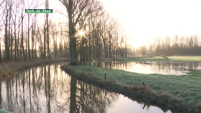 Nog meer regen verwacht, wachtbekkens open in Herk-de-Stad