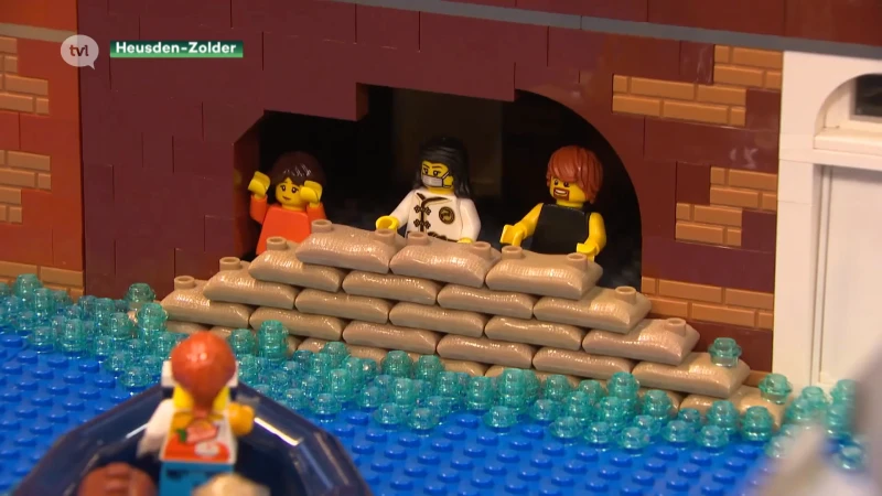 Heusdenaar bouwt 2021 na met legoblokjes