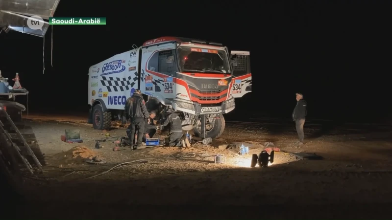 Dakar van Hammenaar Igor Bouwens eindigt op rustdag