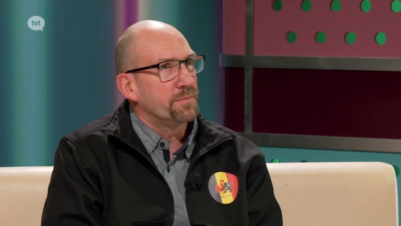 Werner Janssen helpt in het getroffen Pepinster