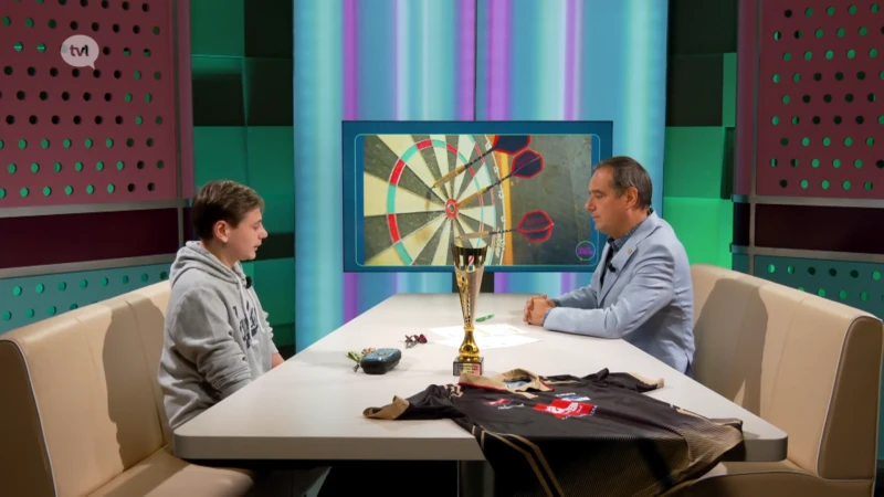 Dartskampioen Jorth Bollen