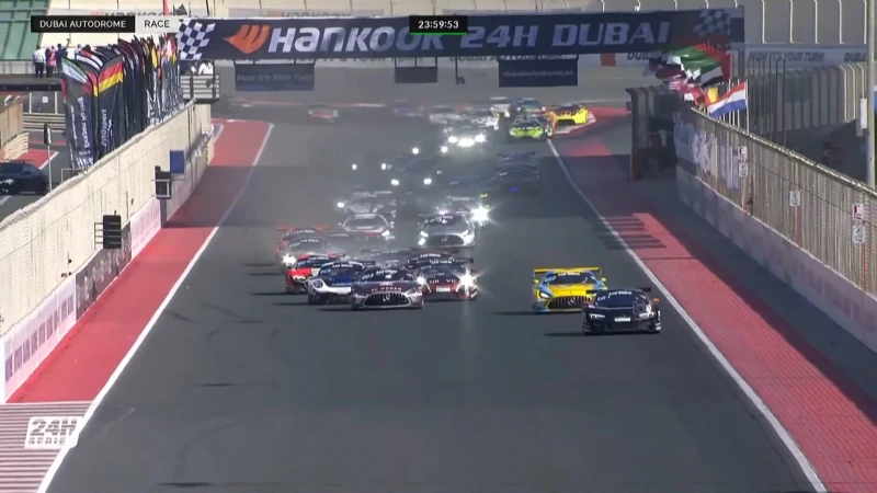 Dries Vanthoor wint 24u van Dubai