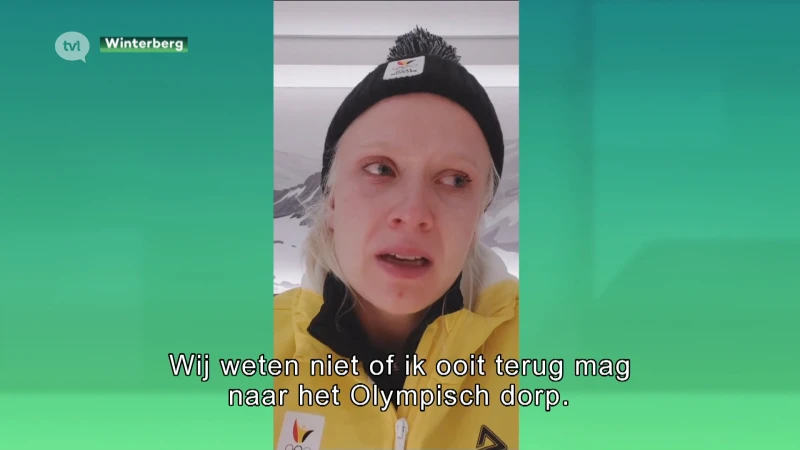 Skeletoni Kim Meylemans in tranen omwille van quarantaine-soap in Peking