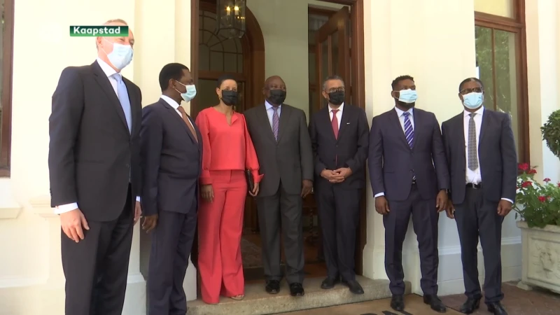 Minister Kitir bezoekt vaccinproducent Afrigen in Zuid-Afrika