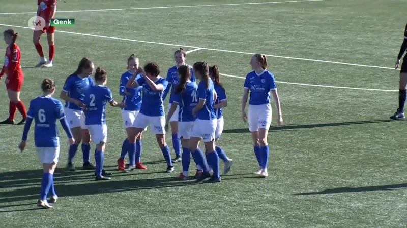 Ladies Genk walsen over Woluwe en hebben nog één punt nodig voor PO1