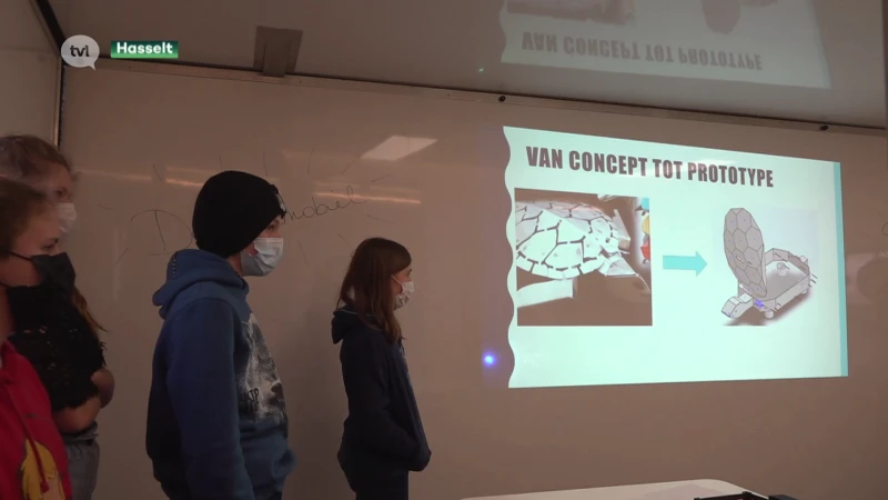 Limburgse kinderen bedenken droommachines die door studenten PXL gebouwd worden