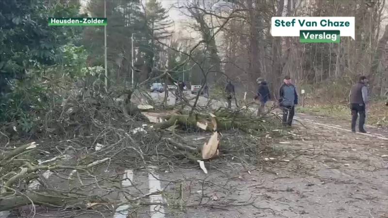 Brandweer moet massaal uitrukken door Storm Eunice