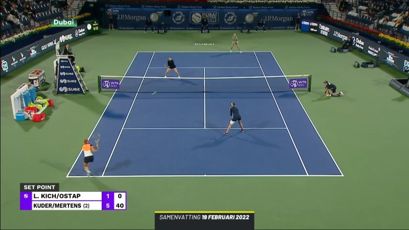 14e dubbeltitel voor Elise Mertens