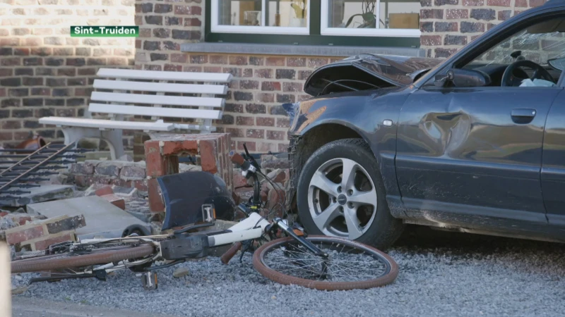 Fietser kritiek na aanrijding in Borgloon, twee mannen ongedeerd na zware klap in Heks