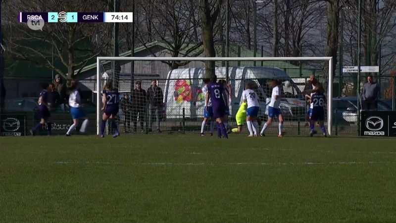 KRC Genk Ladies beginnen PO1 met nipt verlies bij Anderlecht