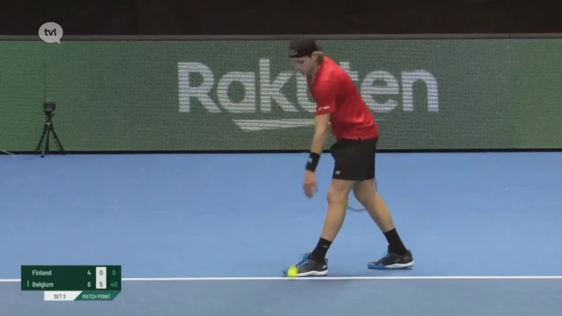 Zizou Bergs mept Belgen naar eindfase Davis Cup