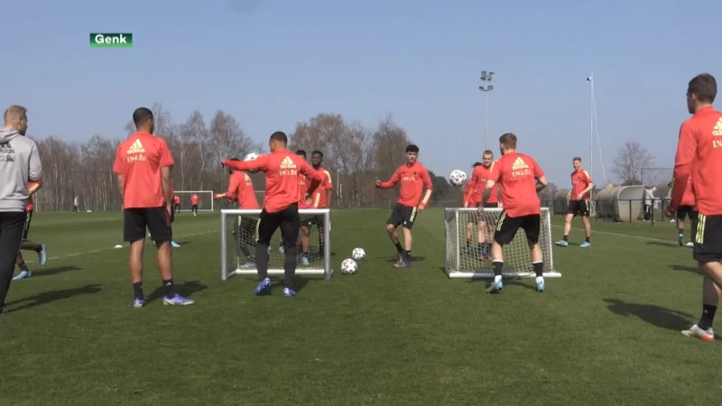 Belgische U21 bereiden zich in Genk voor op cruciaal duel in Denemarken