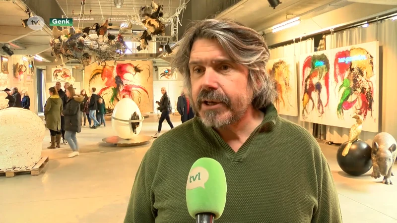 Exclusieve rondleiding in de studio van Koen Vanmechelen