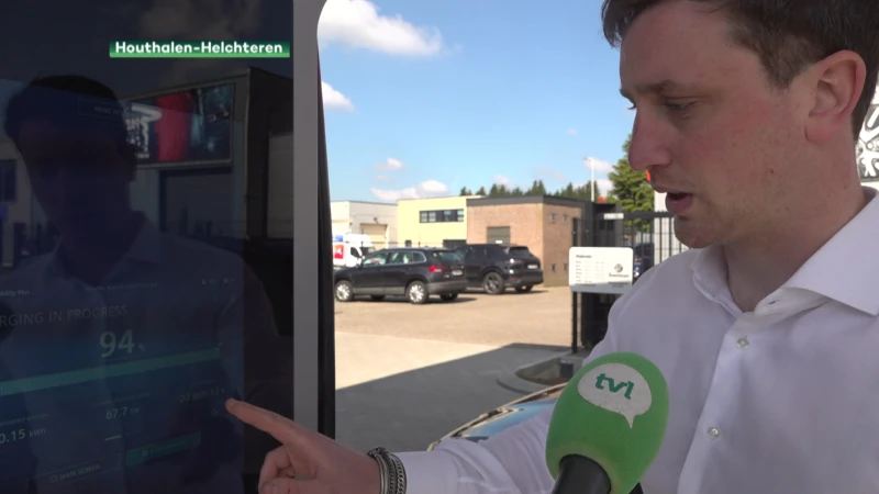 Europark Houthalen-Helchteren krijgt krachtigste snellaadpaal op de markt
