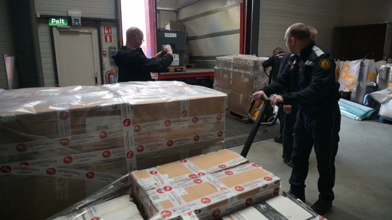 Konvooi met hulpgoederen voor Oekraïense brandweer vertrokken vanuit Pelt