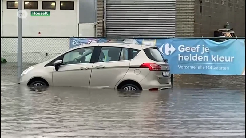 Stortbuien in Oost-Limburg: Hoeselt, Bilzen en Maasmechelen zwaarst getroffen