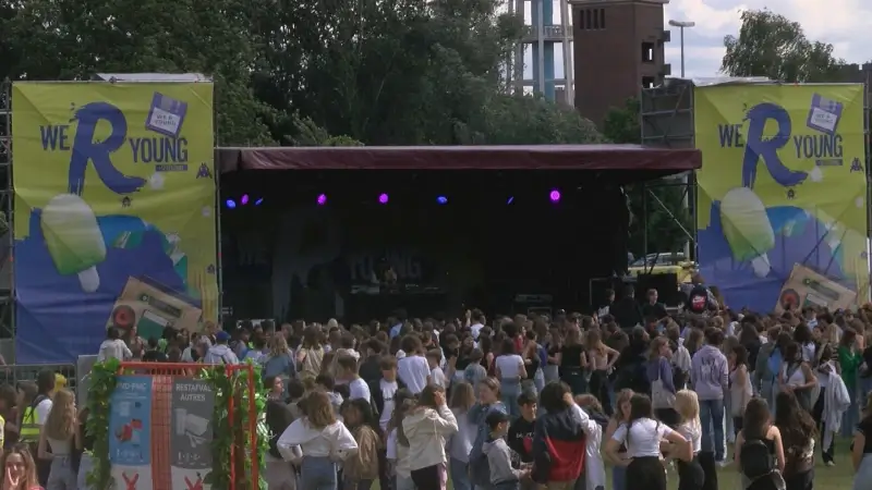 Festival We R Young verhuist door regenval naar Kolonel Dusartplein in Hasselt