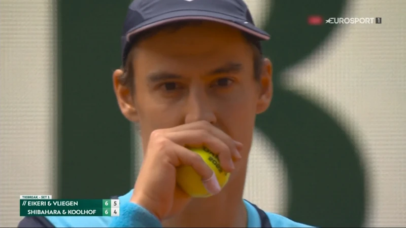 Joran Vliegen en Noorse partner onderuit in dubbelfinale Roland Garros