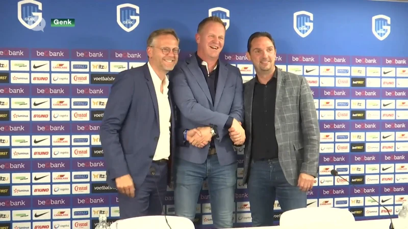 Wouter Vrancken voorgesteld bij Racing Genk: "Geloof in kwaliteit van deze spelerskern"