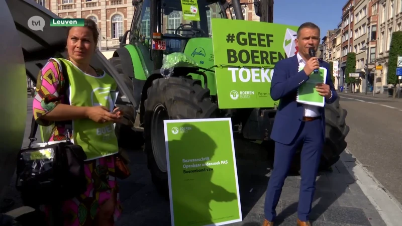Boerenbond-voorzitter Lode Ceyssens dient in Leuven 16.000 bezwaarschriften in