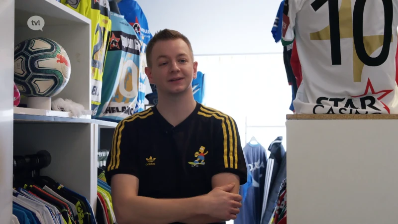 Yannick Kenis fan van voetbaltruitjes