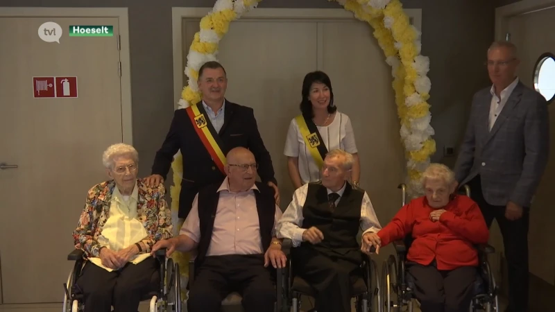 Dubbele platina bruiloft in Hoeselt: "Dansen gaat niet meer, maar we vieren wel feest"