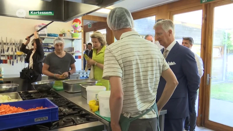 Vorstenpaar eet bij de Wroeter in Kortessem en bezoekt Bilzen