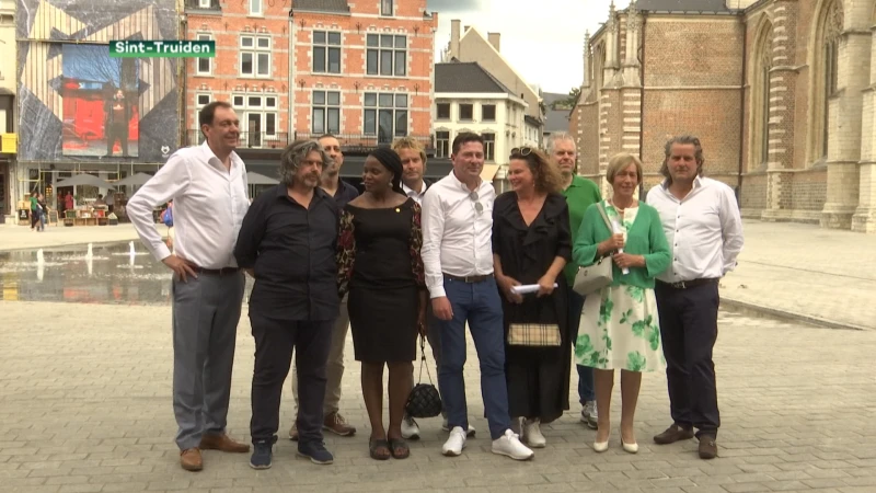Koen Vanmechelen gaat uitzicht Groenmarkt Sint-truiden aanpakken met tegelproject