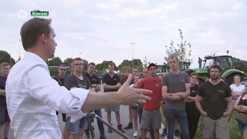 Boerenprotest tegen stikstofakkoord bij Jo Brouns